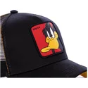 sort-trucker-kasket-til-dreng-daffy-duck-kiddaf1-looney-tunes-fra-capslab