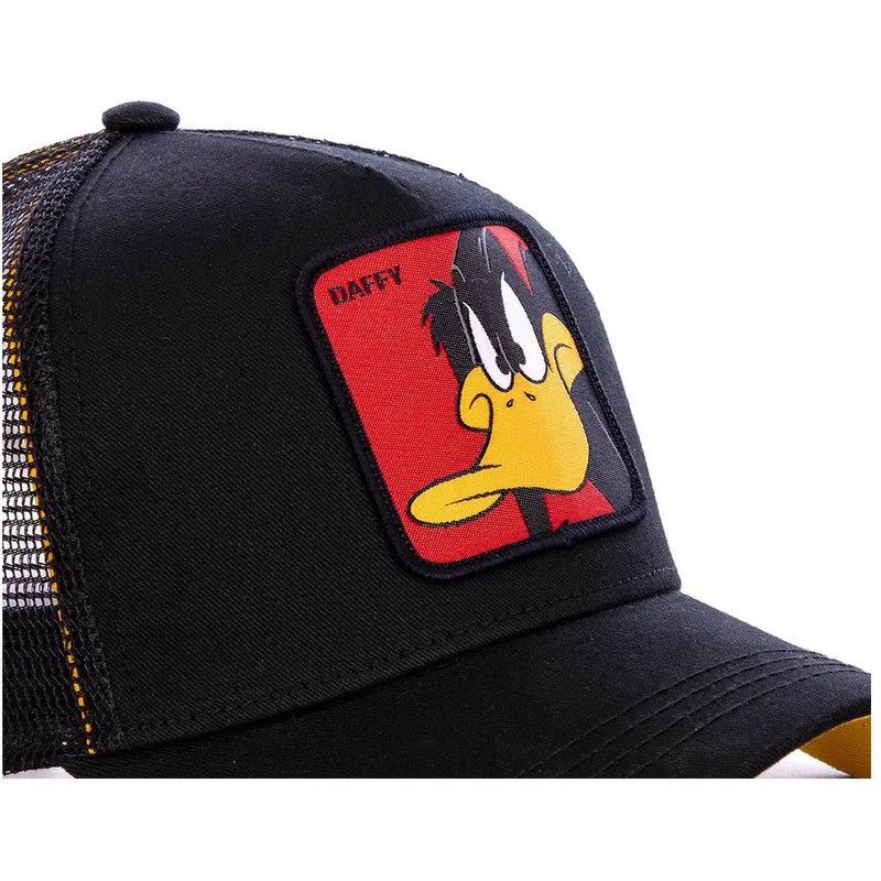 sort-trucker-kasket-til-dreng-daffy-duck-kiddaf1-looney-tunes-fra-capslab