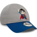 superman-dc-comics-hero-gra-og-bla-justerbar-buet-kasket-til-drenge-fra-new-era