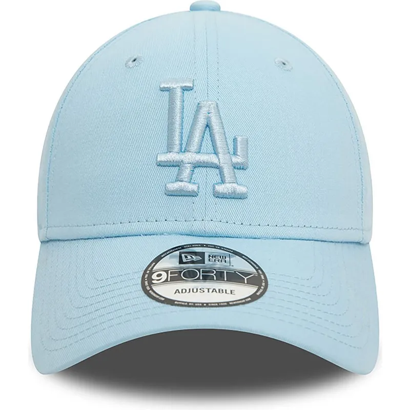 kasketter-buet-bla-justerbar-rem-claro-claro-9forty-league-essential-fra-los-angeles-dodgers-mlb-af-new-era