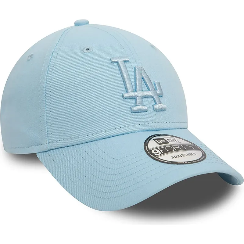 kasketter-buet-bla-justerbar-rem-claro-claro-9forty-league-essential-fra-los-angeles-dodgers-mlb-af-new-era