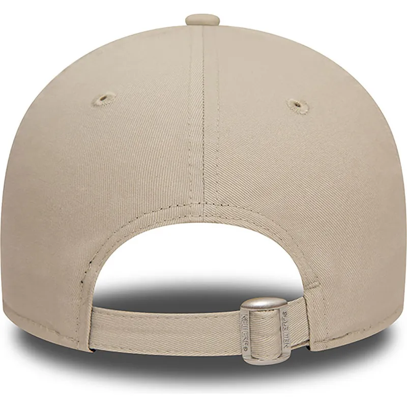 kasketter-buet-beige-justerbar-rem-claro-9forty-league-essential-fra-new-york-yankees-mlb-af-new-era