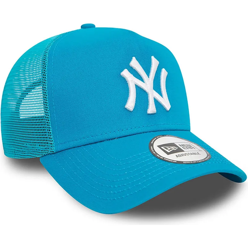 new-york-yankees-mlb-new-era-a-frame-league-essential-bla-trucker-cap