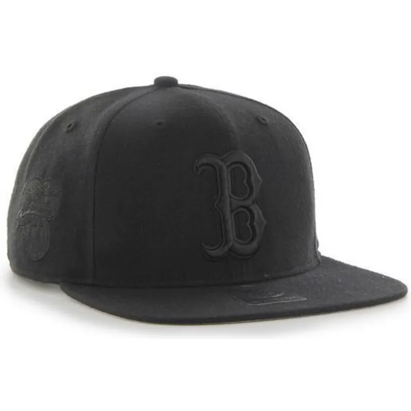 kasketter-flad-sort-snapback-fra-boston-red-sox-mlb-af-47-brand