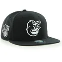 kasketter-flad-sort-snapback-de-mascota-fra-baltimore-orioles-mlb-af-47-brand