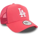 kasketter-buet-rosa-snapback-a-frame-league-essential-fra-los-angeles-dodgers-mlb-af-new-era