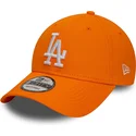 kasketter-buet-orange-justerbar-rem-9forty-league-essential-fra-los-angeles-dodgers-mlb-af-new-era