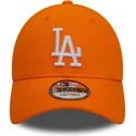 kasketter-buet-orange-justerbar-rem-9forty-league-essential-fra-los-angeles-dodgers-mlb-af-new-era