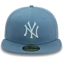 new-era-new-york-yankees-mlb-59fifty-league-essential-bla-justerbar-flad-kasket-med-blat-logo