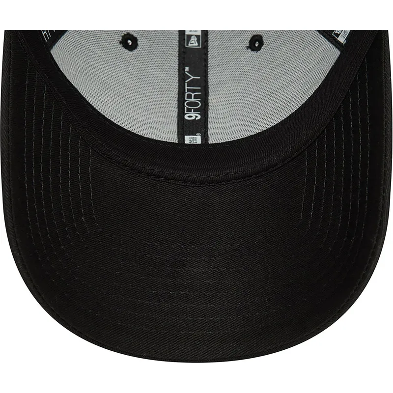 los-angeles-dodgers-mlb-new-era-9forty-team-outline-justerbar-sort-buet-kasket-med-gront-logo