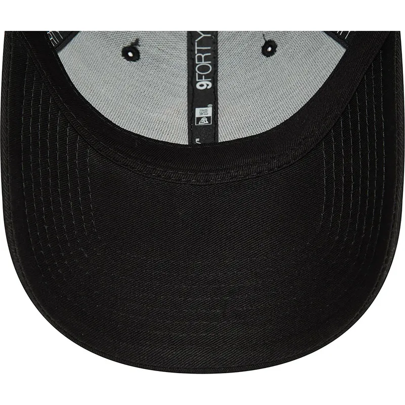 new-era-new-york-yankees-mlb-9forty-team-outline-sort-justerbar-kasket-med-buet-skygge-og-orange-logo