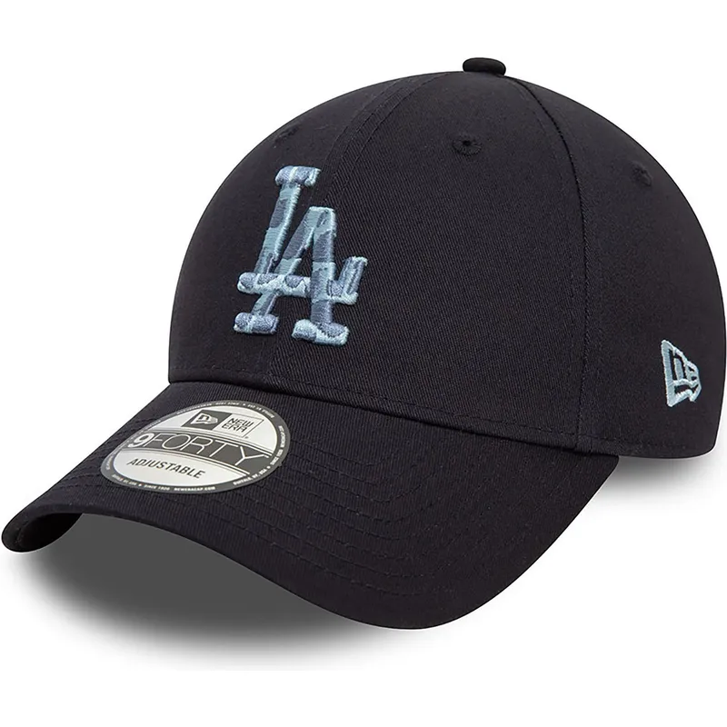 justerbar-9forty-animal-infill-los-angeles-dodgers-mlb-marinebla-buet-kasket-fra-new-era