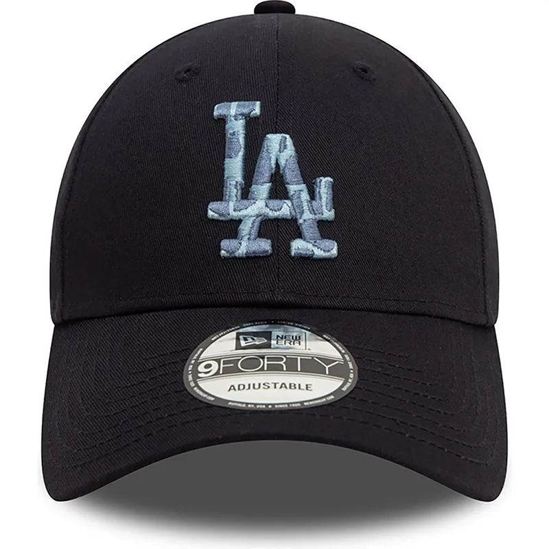 justerbar-9forty-animal-infill-los-angeles-dodgers-mlb-marinebla-buet-kasket-fra-new-era