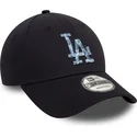 justerbar-9forty-animal-infill-los-angeles-dodgers-mlb-marinebla-buet-kasket-fra-new-era