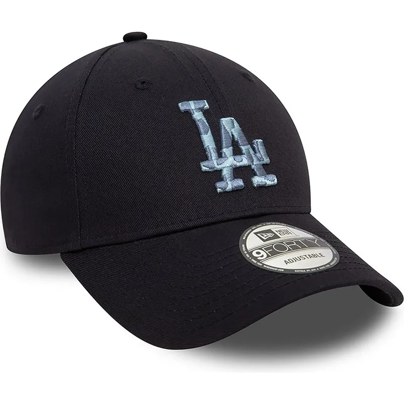 justerbar-9forty-animal-infill-los-angeles-dodgers-mlb-marinebla-buet-kasket-fra-new-era