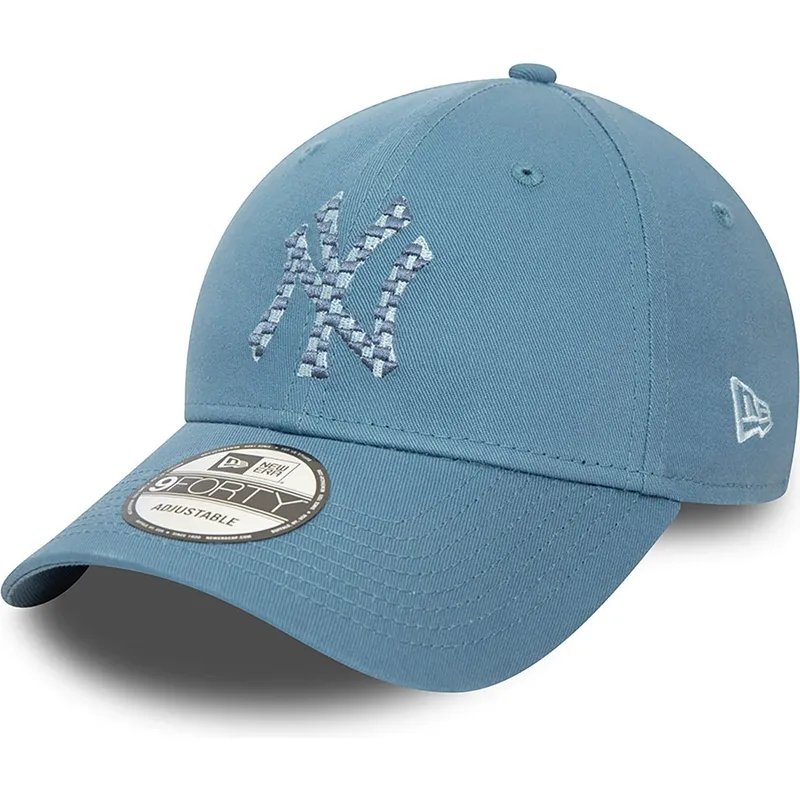 kasketter-buet-bla-justerbar-rem-9forty-seasonal-infill-fra-new-york-yankees-mlb-af-new-era