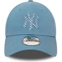 kasketter-buet-bla-justerbar-rem-9forty-seasonal-infill-fra-new-york-yankees-mlb-af-new-era