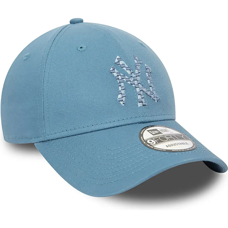 kasketter-buet-bla-justerbar-rem-9forty-seasonal-infill-fra-new-york-yankees-mlb-af-new-era