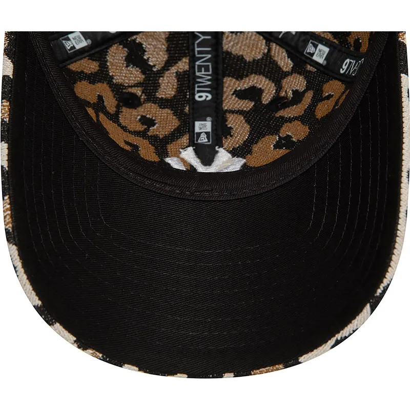 kasketter-buet-leopard-justerbar-rem-9forty-jacquard-fra-new-york-yankees-mlb-af-new-era kasketter-buet-leopard-justerbar-rem-9forty-jacquard-fra-new-york-yankees-mlb-af-new-era
