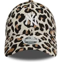 kasketter-buet-leopard-justerbar-rem-9forty-jacquard-fra-new-york-yankees-mlb-af-new-era