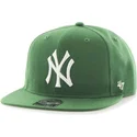 kasketter-flad-gron-snapback-fra-new-york-yankees-mlb-af-47-brand
