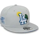 gra-fladskygget-snapback-9fifty-summer-icon-los-angeles-dodgers-mlb-kasket-fra-new-era