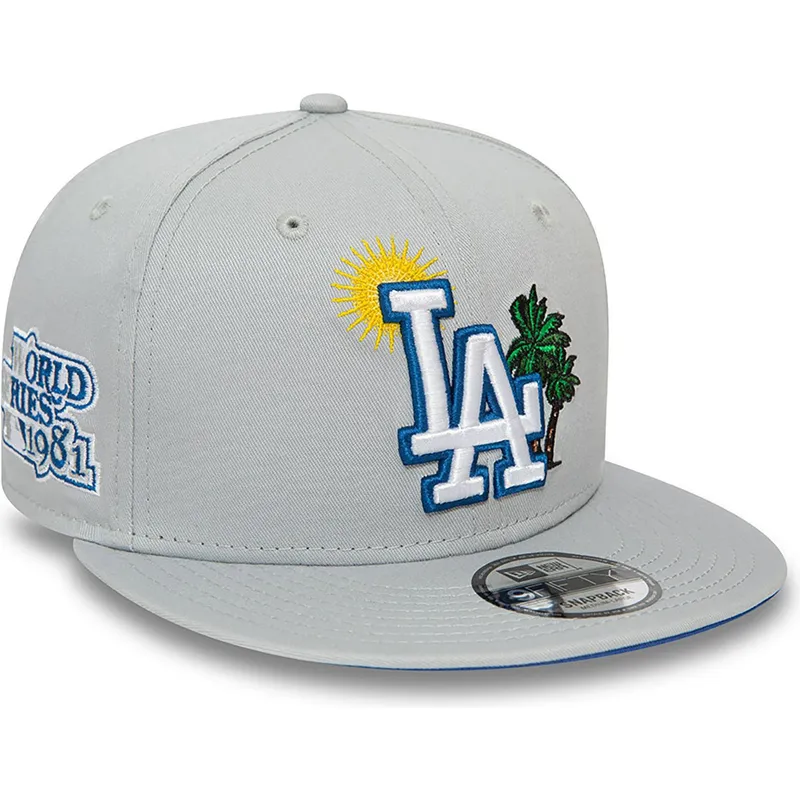 gra-fladskygget-snapback-9fifty-summer-icon-los-angeles-dodgers-mlb-kasket-fra-new-era