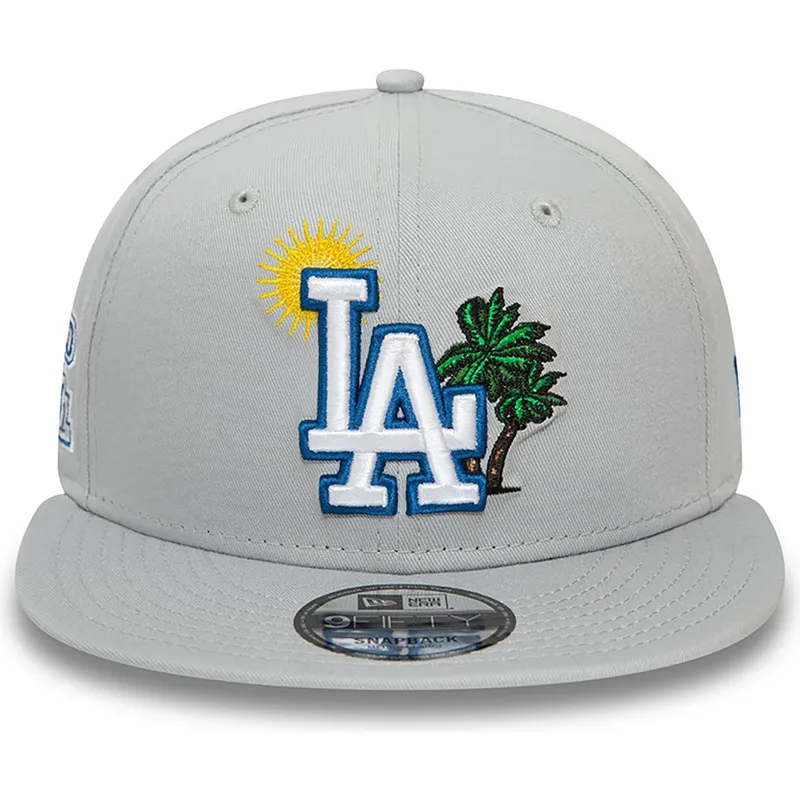 gra-fladskygget-snapback-9fifty-summer-icon-los-angeles-dodgers-mlb-kasket-fra-new-era