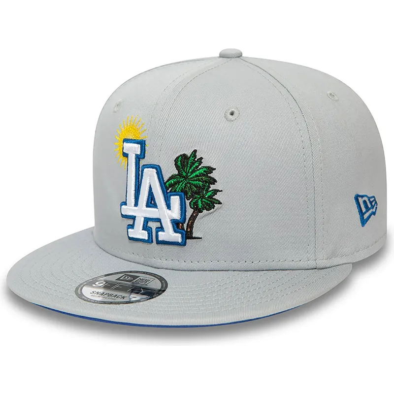 kasketter-flad-gra-snapback-9fifty-summer-icon-fra-los-angeles-dodgers-mlb-af-new-era