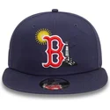 boston-red-sox-mlb-new-era-9fifty-summer-icon-marinebla-snapback-flad-kasket