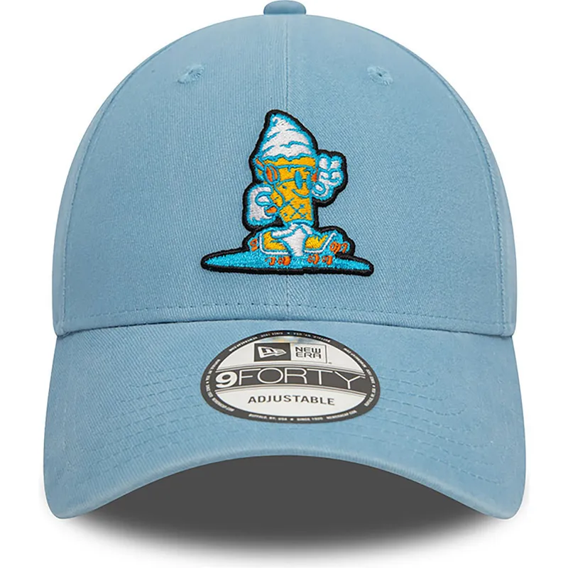 bla-justerbar-kurvet-kasket-9forty-ice-cream-character-fra-new-era