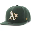 oakland-athletics-mlb-sure-shot-gron-flad-snapback-kasket-fra-47-brand