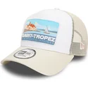 kasketter-buet-beige-snapback-a-frame-summer-fra-saint-tropez-ciudades-y-playas-af-new-era