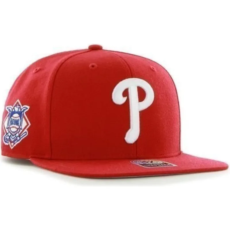 kasketter-flad-rod-snapback-fra-philadelphia-phillies-mlb-af-47-brand