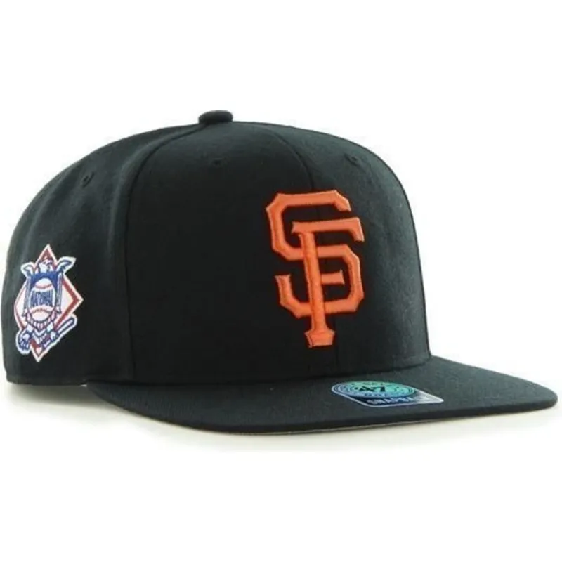 kasketter-flad-sort-snapback-fra-san-francisco-giants-mlb-af-47-brand kasketter-flad-sort-snapback-fra-san-francisco-giants-mlb-af-47-brand