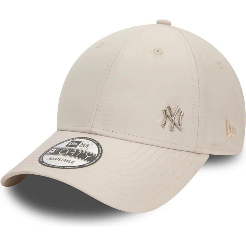 buet-beige-justerbar-9forty-flawless-kasket-fra-new-york-yankees-mlb-fra-new-era
