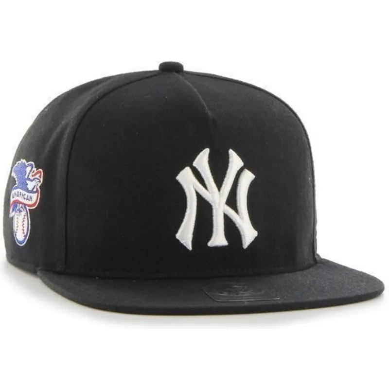 kasketter-flad-sort-snapback-fra-new-york-yankees-mlb-af-47-brand