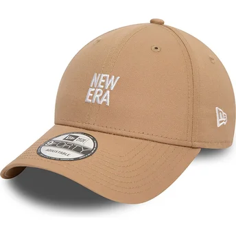 Kasketter buet brun justerbar rem 9FORTY af New Era