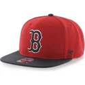 kasketter-flad-rod-snapback-fra-boston-red-sox-mlb-af-47-brand