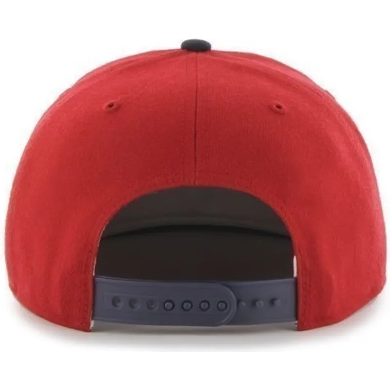 kasketter-flad-rod-snapback-fra-boston-red-sox-mlb-af-47-brand