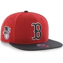 kasketter-flad-rod-snapback-fra-boston-red-sox-mlb-af-47-brand