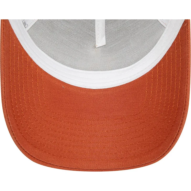 brun-og-hvid-trucker-kasket-a-frame-seasonal-infill-fra-los-angeles-dodgers-mlb-fra-new-era