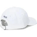 hvid-justerbar-buet-kasket-med-blat-logo-cotton-terry-classic-sport-fra-polo-ralph-lauren