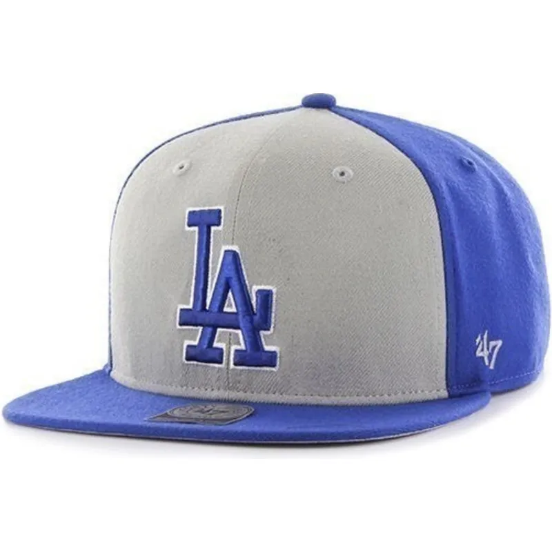 kasketter-flad-bla-snapback-fra-los-angeles-dodgers-mlb-af-47-brand