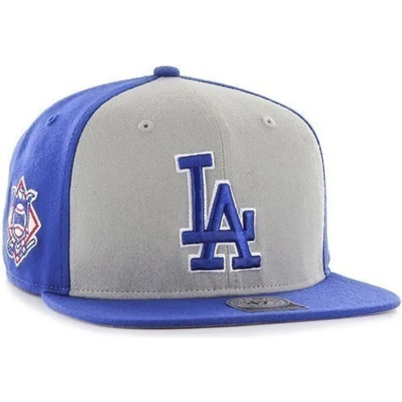 kasketter-flad-bla-snapback-fra-los-angeles-dodgers-mlb-af-47-brand