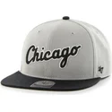 kasketter-flad-gra-snapback-de-letras-fra-chicago-white-sox-mlb-af-47-brand