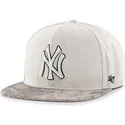 kasketter-flad-gra-snapback-fra-new-york-yankees-mlb-af-47-brand