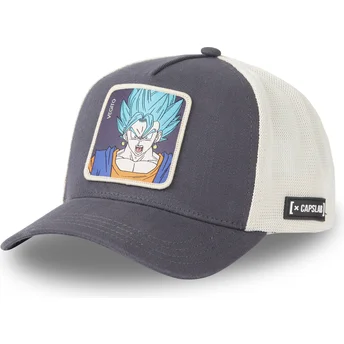Trucker kasket sort og hvid Vegetto Super Saiyan Blue FUS Dragon Ball fra Capslab