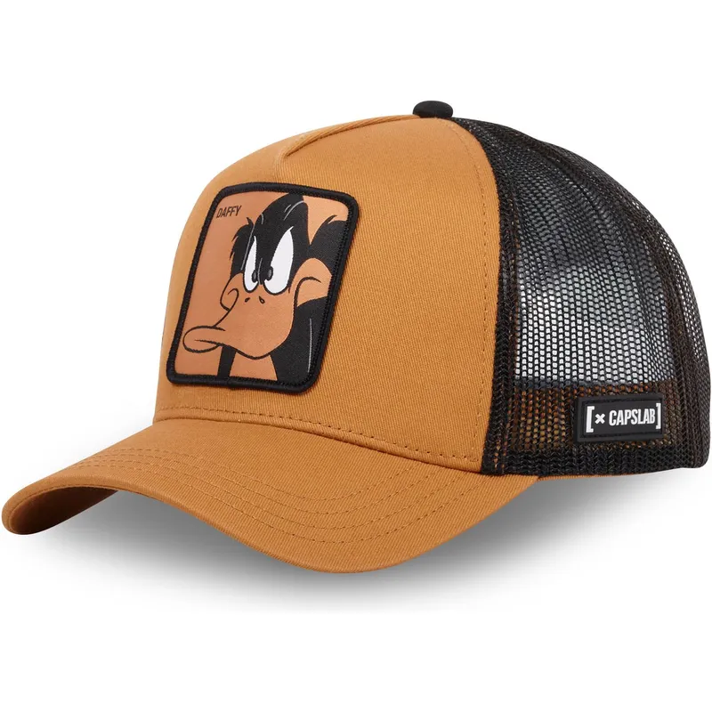 brun-og-sort-trucker-kasket-daffy-duck-daf1-ct-looney-tunes-fra-capslab