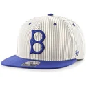 gra-los-angeles-dodgers-mlb-snapback-cap-med-bla-striber-fra-47-brand